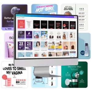 Kandy Statics Health & Beauty Pack | 100 Canva & Figm